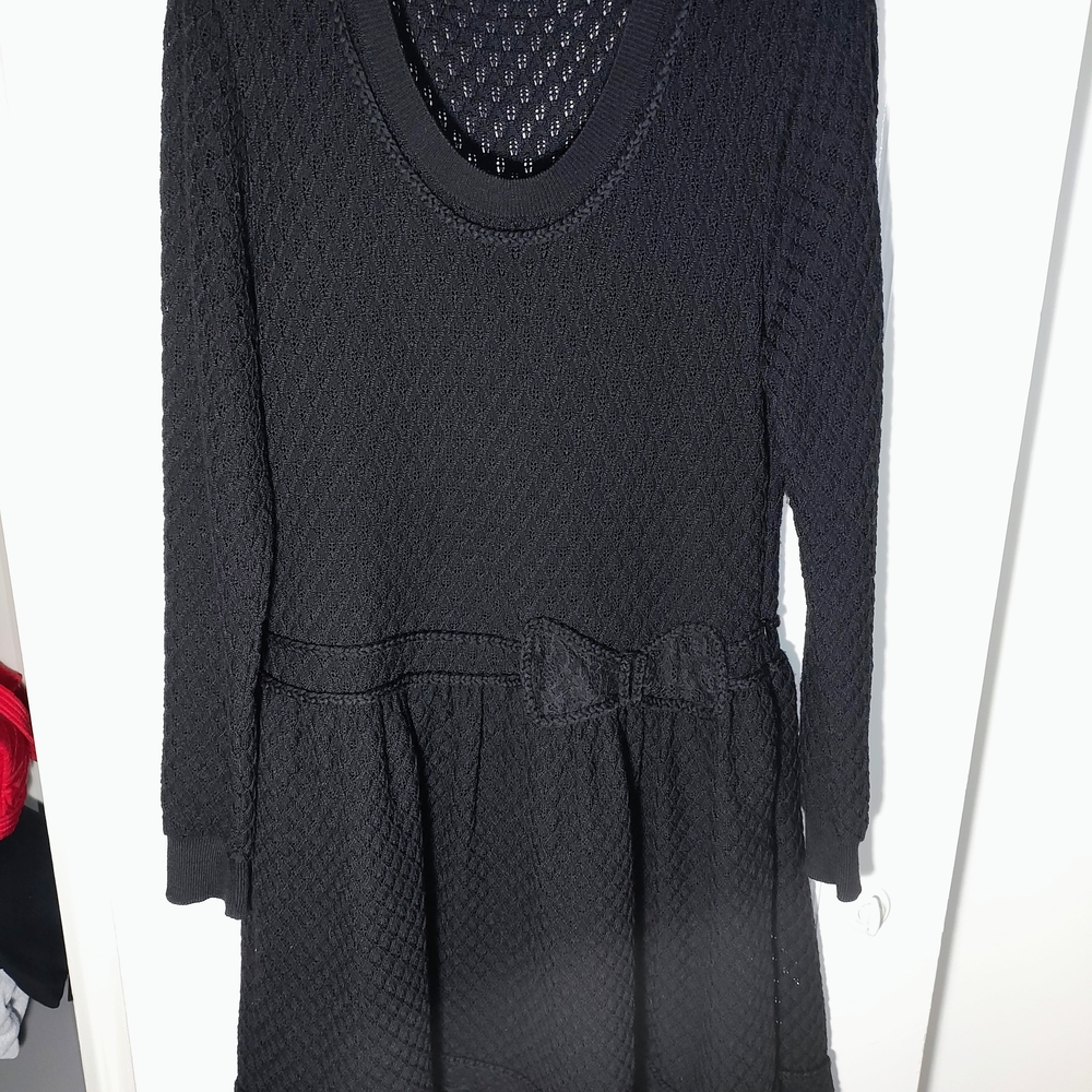 RED Valentino Knit Long Sleeve Dress